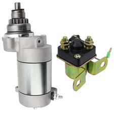 Starter& Bendix for Polaris Sportsman 400/400L 4x4 1993-1997 18331 with Relay