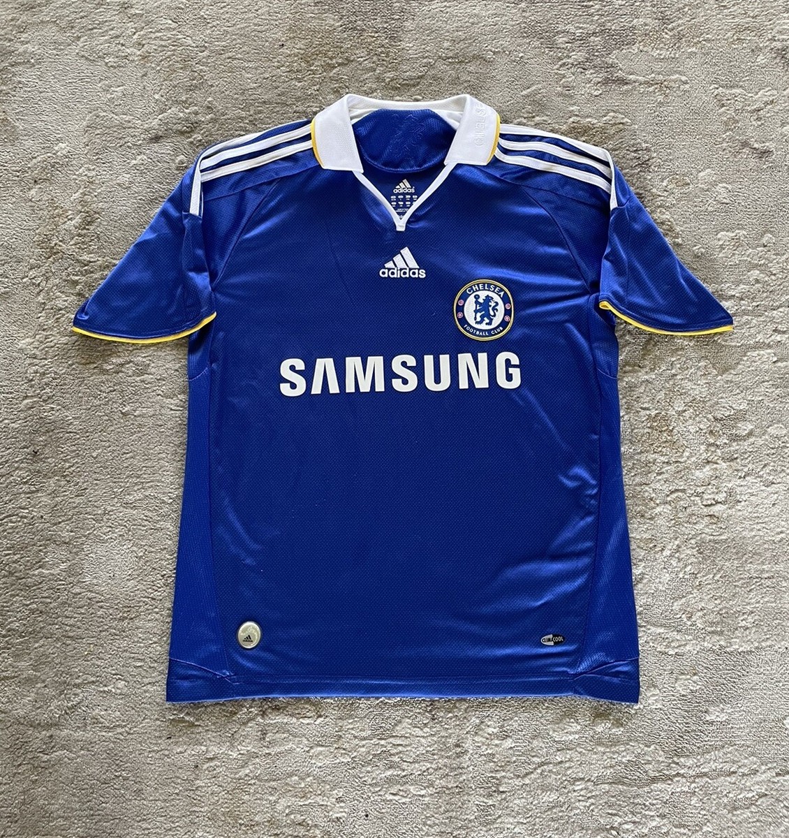 Adidas Chelsea 2008 Blue Soccer Jersey Shirt - Size Large
