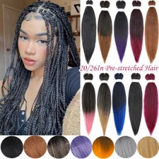 5X NATURAL EZ Pre-Stretched Braiding Box Highlight Jumbo Braids Hair Extensions