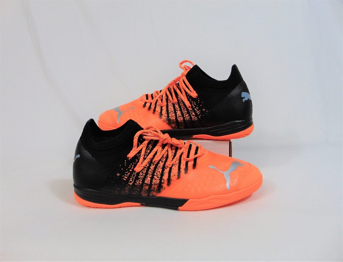 Puma Future 1.3 Pro Citrus & Black Indoor Soccer Shoes Sz  display picture 3