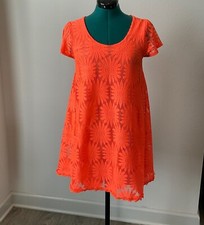 KIMCHI Blue Urban Outfitters Dress Daisy Lace Floral Lined Size Small