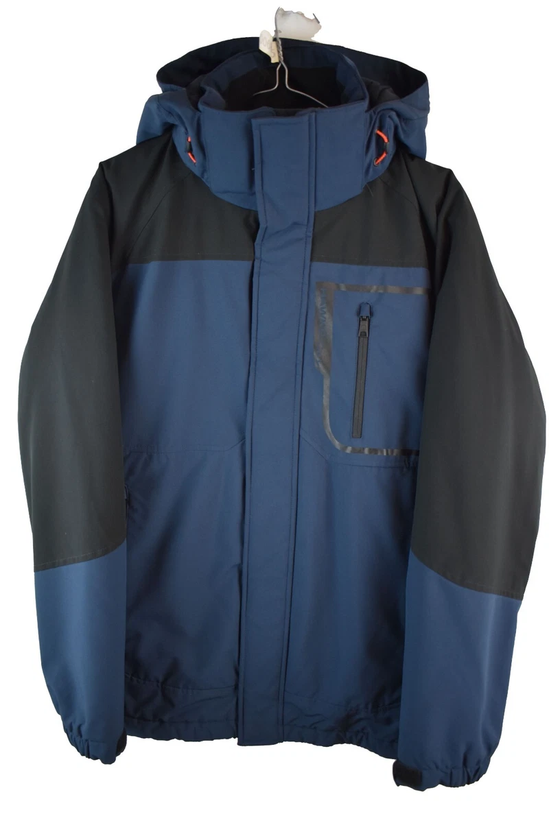 Manteau Parka Hawke & Co Performance – Taille M – Noir – Imperméable Avec Capuche – Occasion Très Bon état