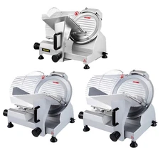 Uimoso Commercial Electric Meat Slicer Deli Food Cutter 8''/ 10" / 12" Blade