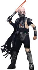 Darth Vader Battle Damaged Star Wars Fancy Dress Halloween Deluxe Child Costume