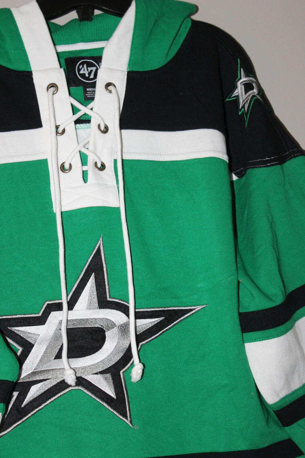 New Dallas Lacer old time jersey style mid weight cotton hoodie