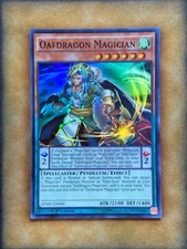 Yugioh Oafdragon Magician SDMP-EN004 Super Rare 1st Ed NM