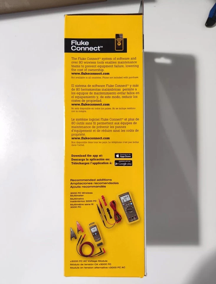 Fluke 374  FC True-RMS AC/DC Clamp Meter, 600 A, 1.6 in (41 mm) Jaw Capacity - Image 4 of 4