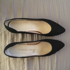 wedding shoes 9 1/2 m dyed black free ship