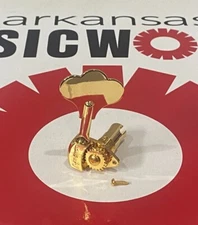 NEW Hipshot HB6 Licensed 1/2" Ultralite Bass Tuner, Clover, Bass Side - GOLD