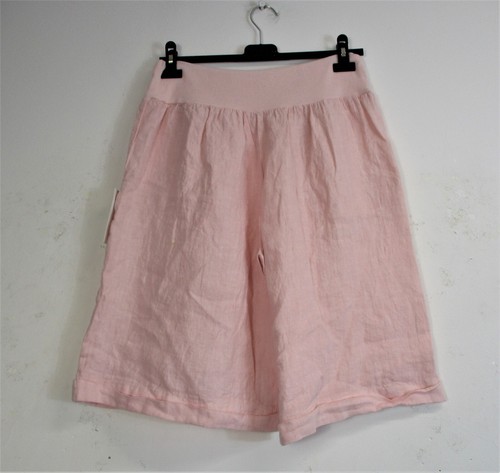 LagenLook Ladies Knee Length 100% Linen Shorts 12 Colours One Size:Regular - Picture 24 of 76