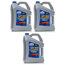 Lucas Oil SAE 10W-30 Hot Rod & Classic Car Motor Oil 5 Qt Bottles Set of 3 10679