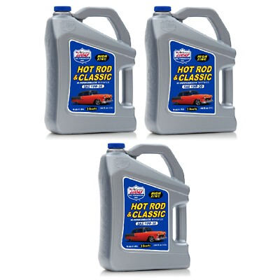 #ad #ad Lucas Oil SAE 10W 30 Hot Rod amp; Classic Car Motor Oil 5 Qt Bottles Set of 3 10679 $108.75