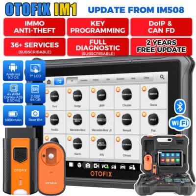 OTOFIX IM1 Outils Diagnostic scanner OBD2 Auto Programmation Clé Tous Système FR
