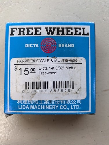 Dicta 14t 3/32 Metric Freewheel New Bmx Road Bike NIB - Picture 3 of 3