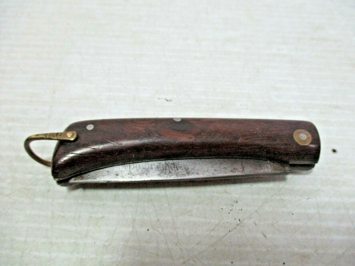 FRIEDR.HERDER ABR.SOHN Solingen Germany Folding Wood Handle Pocket