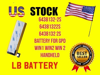 New 6438132-2S 64381322S 6438132 2S Battery for GPD WIN1 WIN2 WIN 2 Handheld