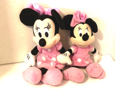 Minnie Mouse x two 12 and 10 Disney just play plush lot of 2