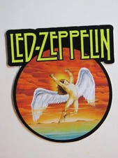 Music Sticker ~ LED ZEPPELIN: World Famous English Rock n' Roll Band Since 1968