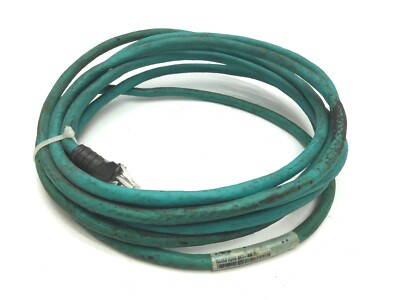 Turck RJ45S RJ45 841-4M High Interference Ethernet Cable, Cat-5e, Length: 4m