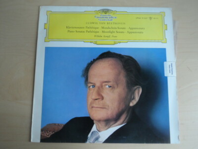 Kempff-Beethoven-Mondscheinsonate, Pathetique-01/61-DGG sealed LPEM 19227