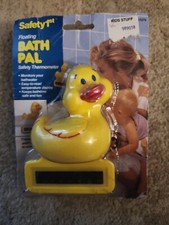 Rare Vintage 1994 Safety First Floating Duck Bath Thermometer