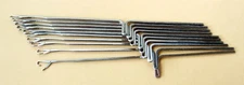 10 Needles for Singer/SiverReed standard gauge Ribber and SK-260F knitter