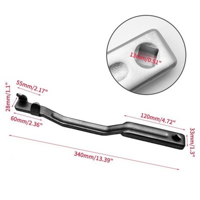 Wrench Extender Tool Bar 13.5 Inch Long Wrench Extension With 1/2 HDWO