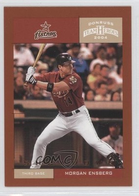 2004 Donruss Team Heroes Showdown Bronze 144/150 Morgan Ensberg #190 0a9