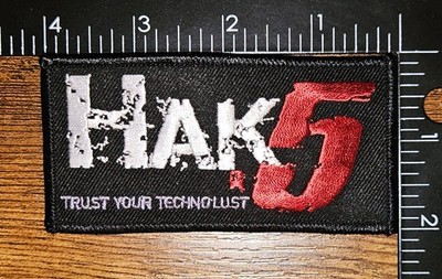 Cybersecurity Education Hak 5 Trust Your Techno Lust Patch