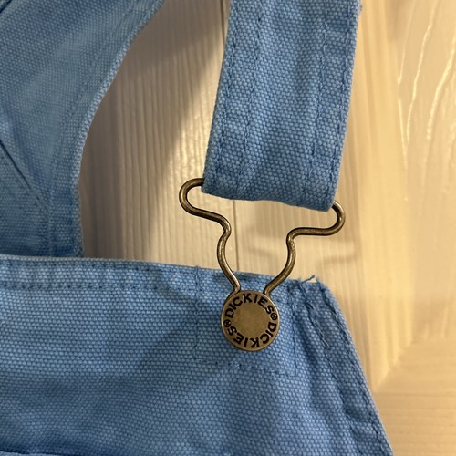 NEW Dickies Girls Blue Overall Shorts Size L Large Carpenter Bib - Picture 7 of 10