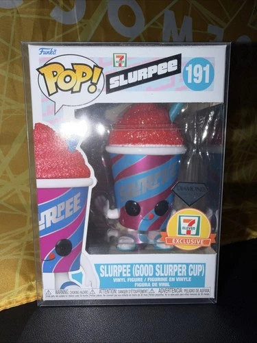 Funko Pop! Slurpee (Good Slurper Cup) #191 - 7/11 Exclusive, Diamond Collection