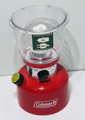 #ad Coleman Retro Camping Lantern It is incomplete sold as is $19.99