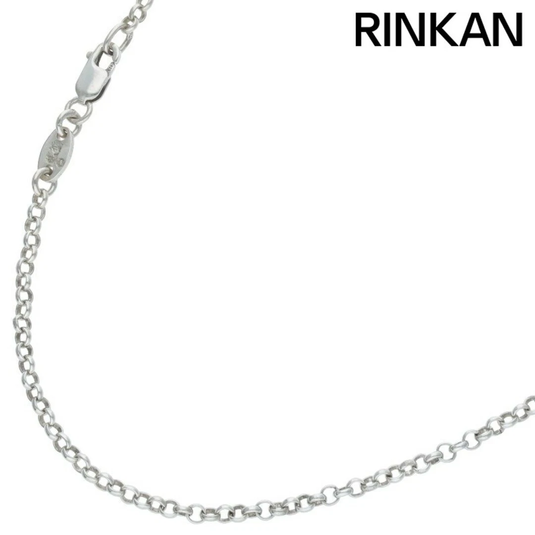 CHROME HEARTS COLLANA cuori cromati R20 catena rotolo 20 pollici argento collana uomo usata 6d582