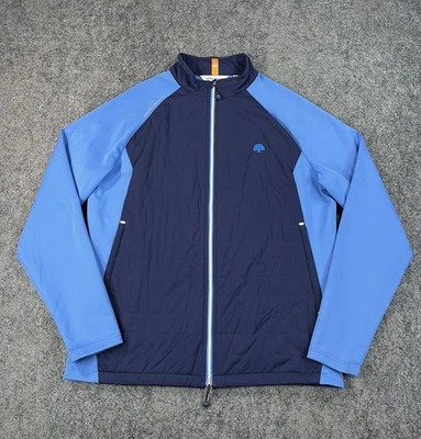 Peter Millar Hyperlight Merge Jacket Mens Medium Blue Golf Johns Island Club