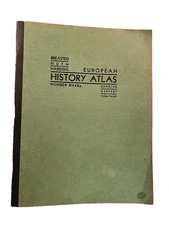 European History Atlas with Text by Breasted, Huth & Harding - 1957 Softcover