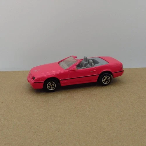 Vintage Corgi Mercedes 500 SL Pink Diecast Model Car 1:64 D3 Combi P&P
