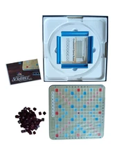 Vintage 1977 Scrabble Deluxe Edition Turntable Complete Selchow & Righter USA