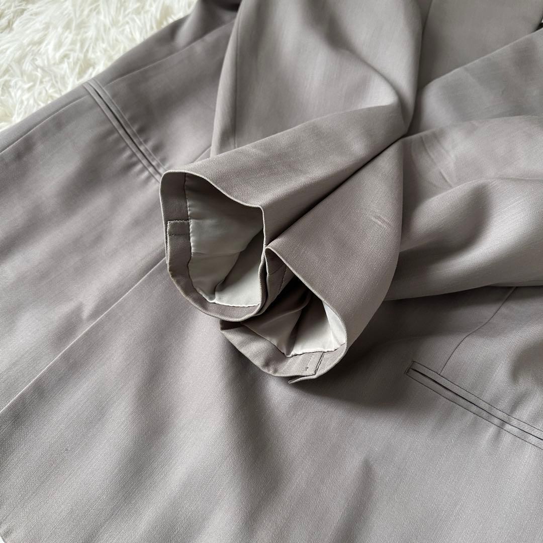 Suit setup light gray double L equivalent wide Y2… - image 9