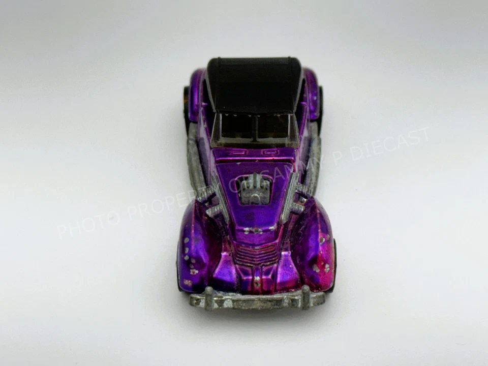 Hot Wheels Redline CLASSIC CORD Tough Purple US Black Interior Nice !!! - Image 3 of 4