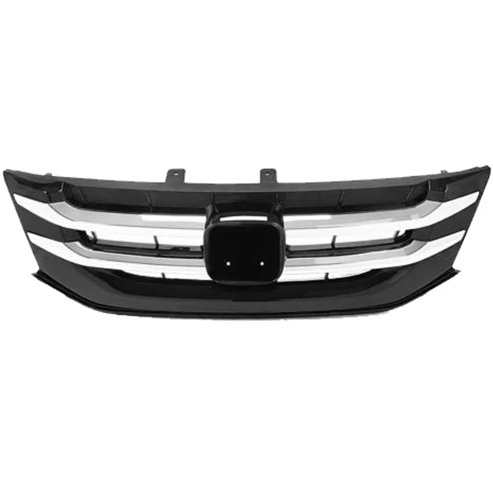 Front Bumper Cover Fascia & Grille Assembly Kit For 2014-2017 Honda Odyssey Foto 3 de 4