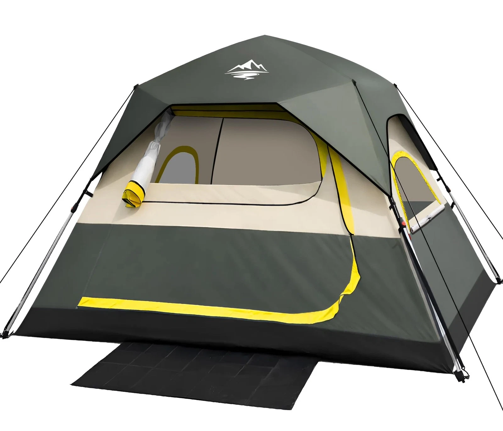 Tent 4 Person Tents for Camping Instant Cabin Tent Setup in 50 Seconds