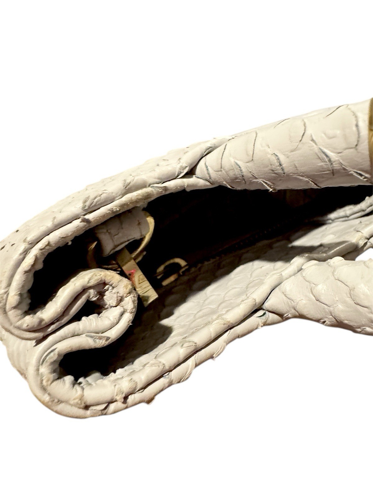 J. Lowery Mini William Dove Blue Python Crossbody… - image 9