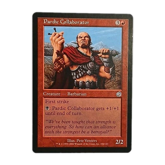 Wizards of the Coast MTG Torment Pardic Collaborator 106/143 Uncommon Red LP