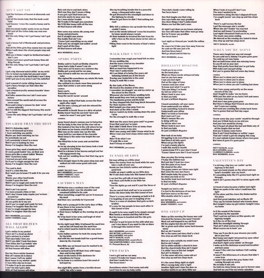 Bruce Springsteen Tunnel Of Love LP Vinyle Japon CBS 1987 Avec Obi Extérieur - Photo 3/4