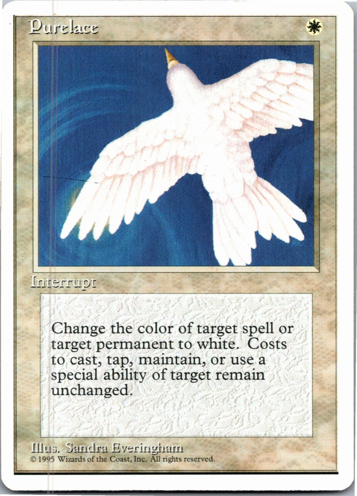 Purelace - R - MTG: Fourth Edition (4ED - ) 1995 [LP]