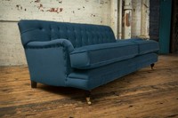 Chesterfield Couch Xxl Big Sofa Couchen Samt Leder Textil Polster Sofas GrüN