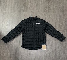 The North Face Thermoball Puffer Insulated Jacket Black Youth Boys Medium