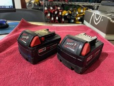 2 MILWAUKEE 18V LI-ION XC 3.0AH BATTERY PACKS MODEL: 48-11-1828 Ships Free