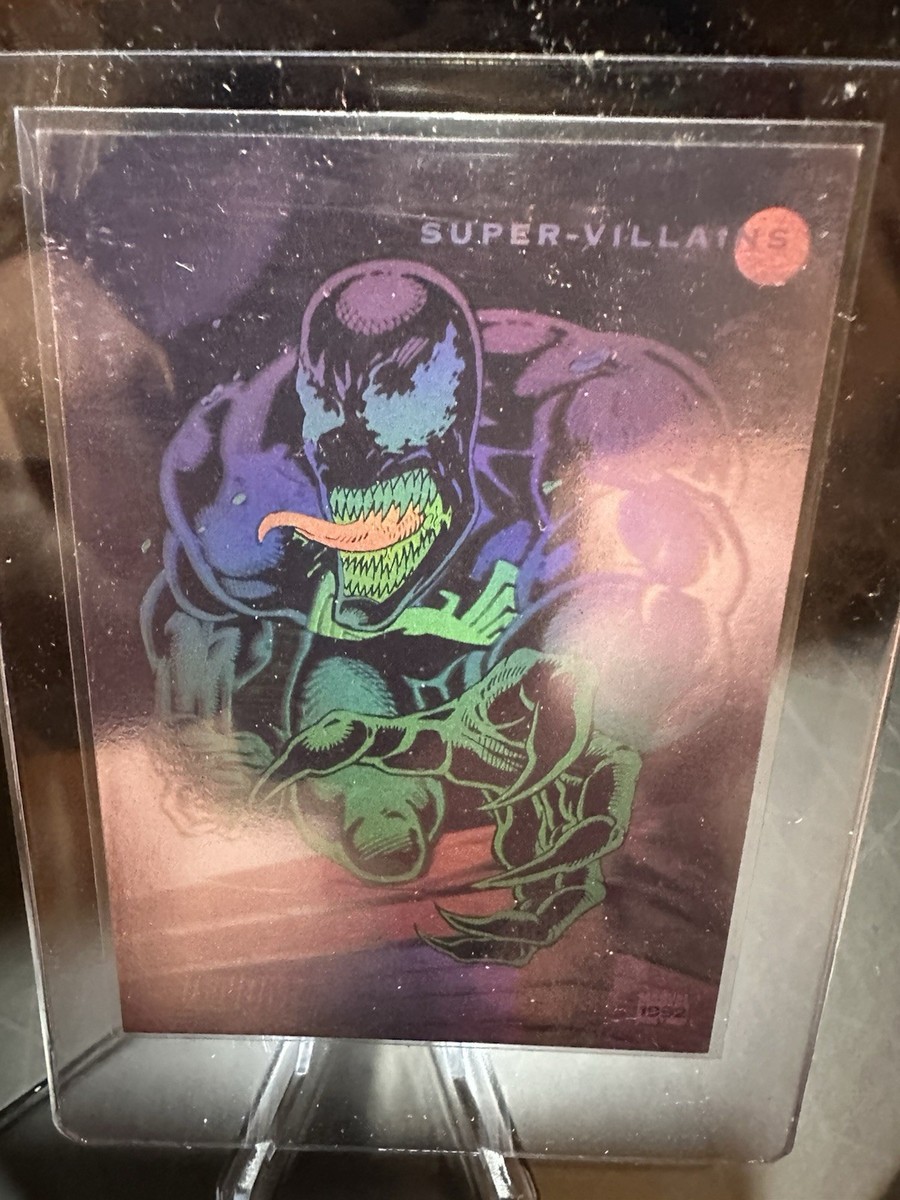 1992 Marvel Universe Venom Hologram Promo Card Advance Comics