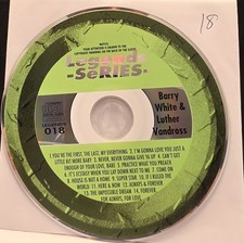 018 BARRY WHITE LUTHER VANDROSS LEGENDS KARAOKE CDG LOT FL GA